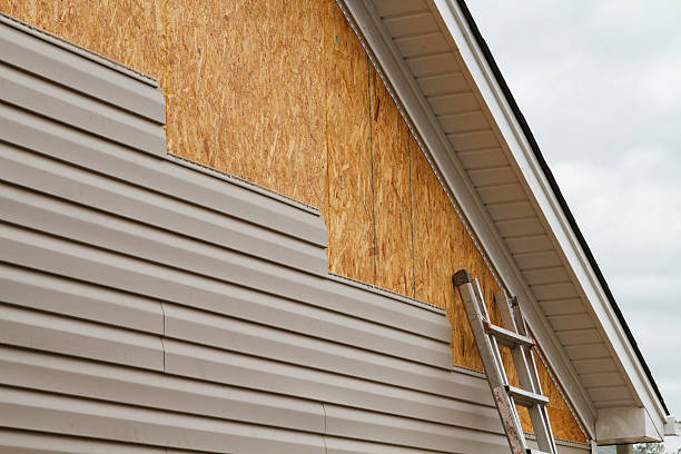 Professional Siding Repair technician working in Morral, OH